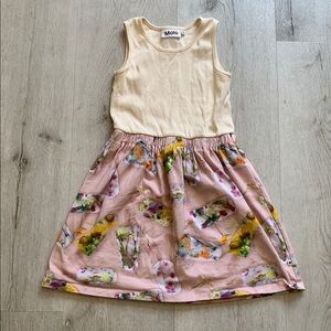 MOLO-Girls Pink Ice Lolly Dress size‎ 7/8y ice cream pink cream